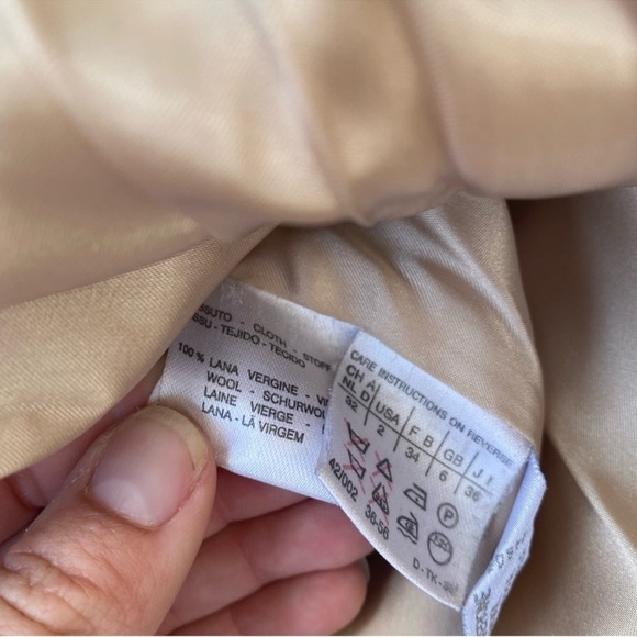 MaxMara Wool Belted Trench Coat 2 - Picture 6 of 12